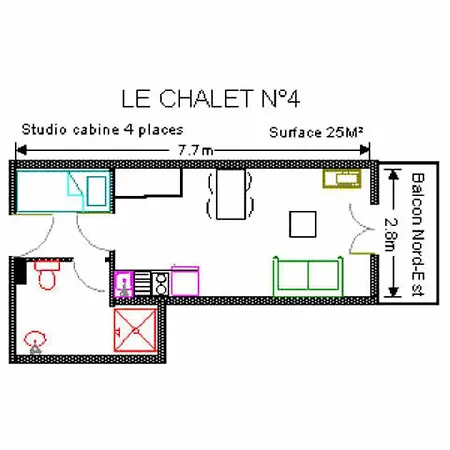 Apartment Le - Piscine 4 - Pour 4 Personnes Mae-8764 *